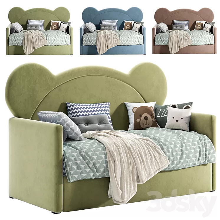 Bear daybed 3D Model Free Download Bear daybed 3D Model Free Download