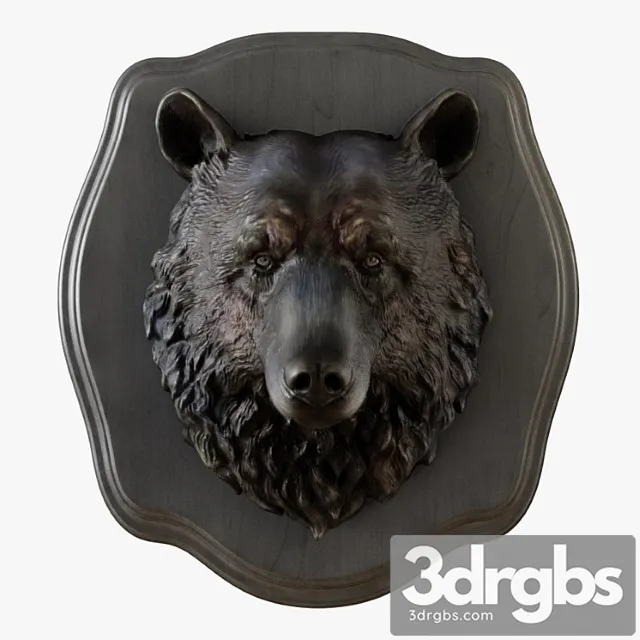 Bear head 3D Model Download