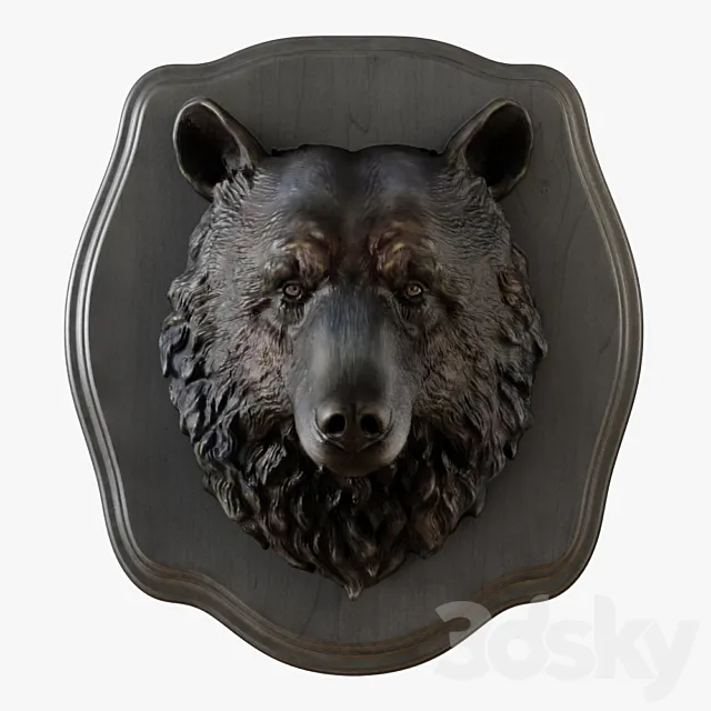 Bear head 3D Model Bear head 3D Model