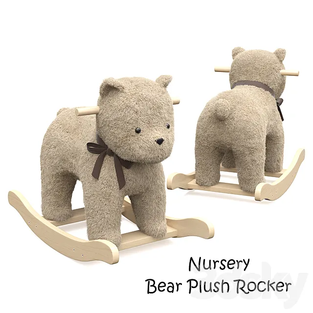 Bear plush rocker 3DModel Bear plush rocker 3DModel