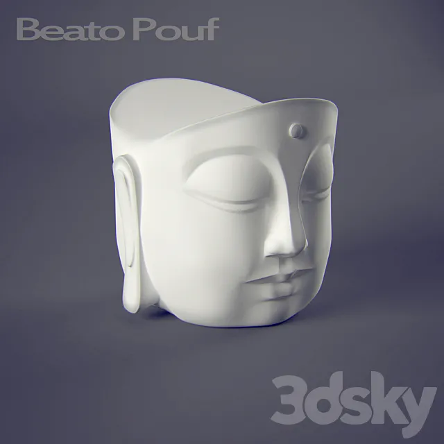 Beato Pouf 3DModel Beato Pouf 3DModel