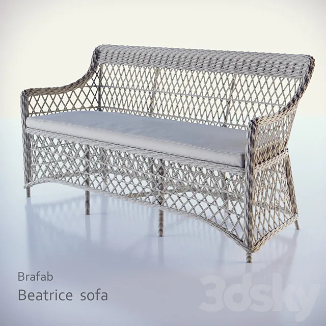 Beatrice sofa Brafab 3D Model