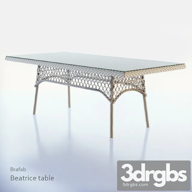 Beatrice Table Brafab 3D Model Download