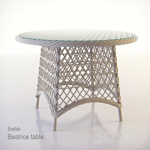 Beatrice table Brafab 3D Model