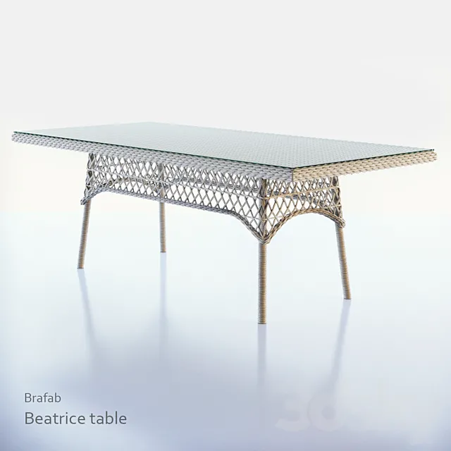 Beatrice table Brafab 3DModel