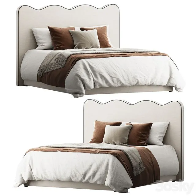 Beatrix Bed 3D Model