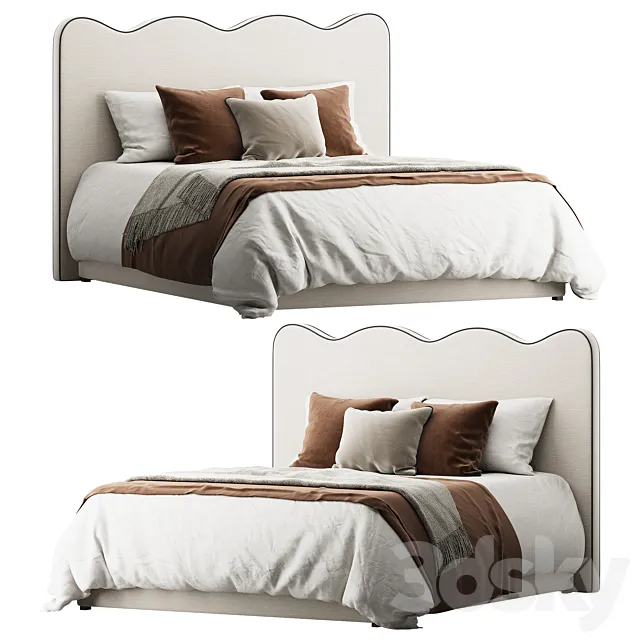 Beatrix bed 3D Model Beatrix bed 3D Model