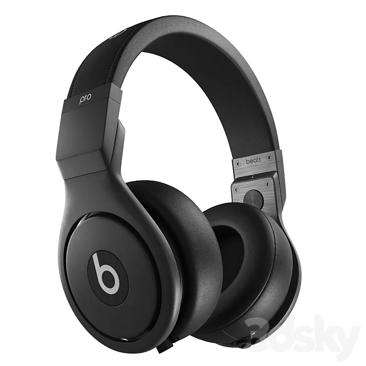 Beats Pro Over-Ear Wired Headphone 3D Model