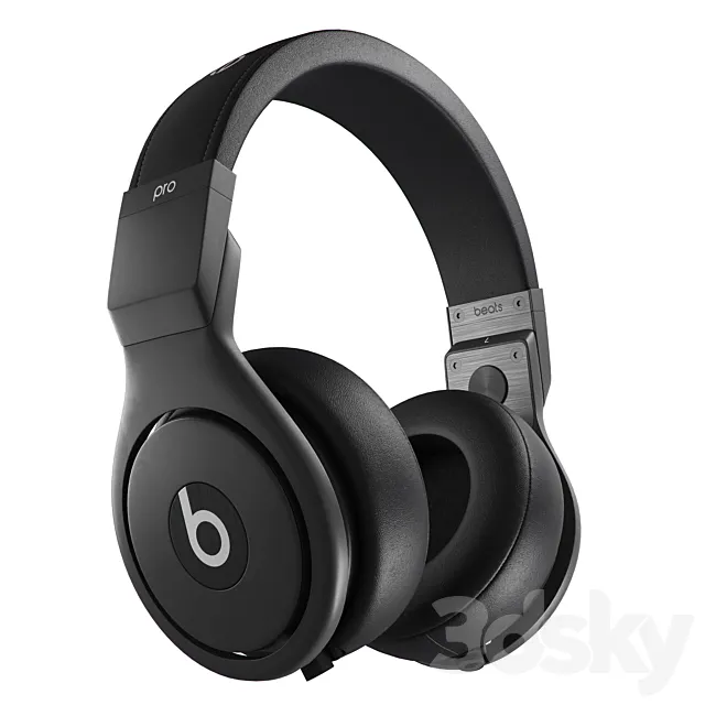 Beats Pro Over-Ear Wired Headphone 3DModel