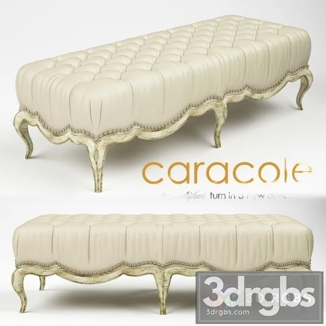 Beau Banc Uph Ottben 03A 3D Model Download