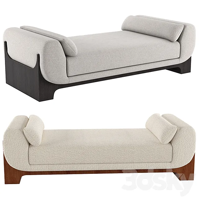 Beaufort Boucle Daybed 3D Model Beaufort Boucle Daybed 3D Model