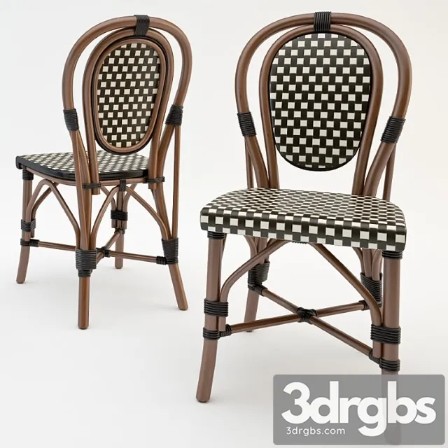 Beaufurn French Bistro Side Chair 3D Model Download
