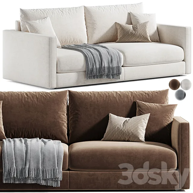 Beaumont sofa by Domkopa 3D Model Beaumont sofa by Domkopa 3D Model