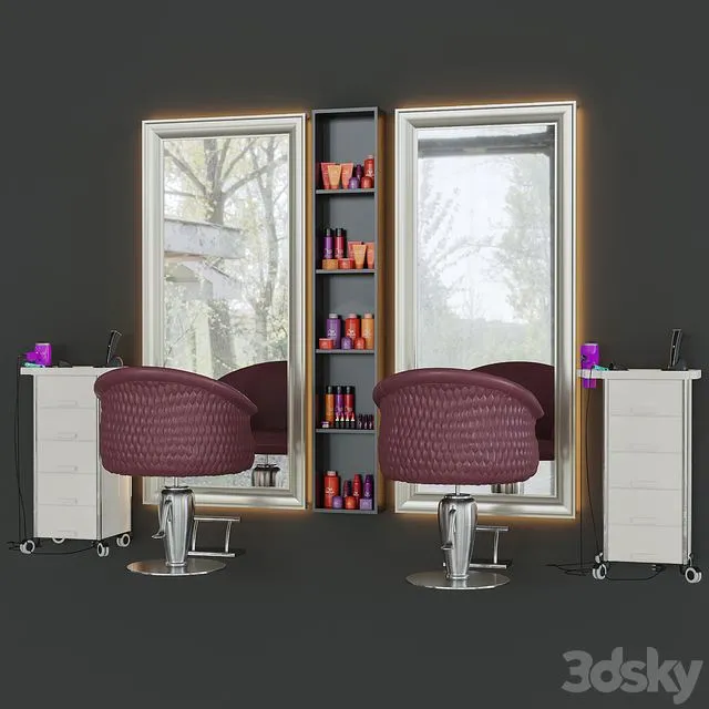 Beauty salon 3 3D Model