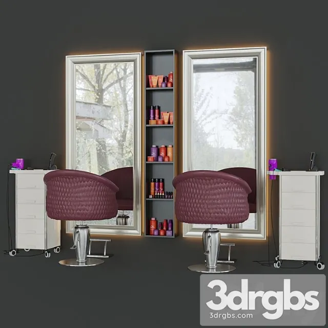 Beauty salon 3 3D Model Download