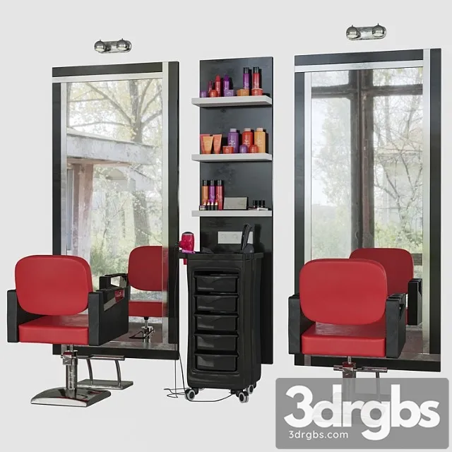 Beauty salon 4 3D Model Download