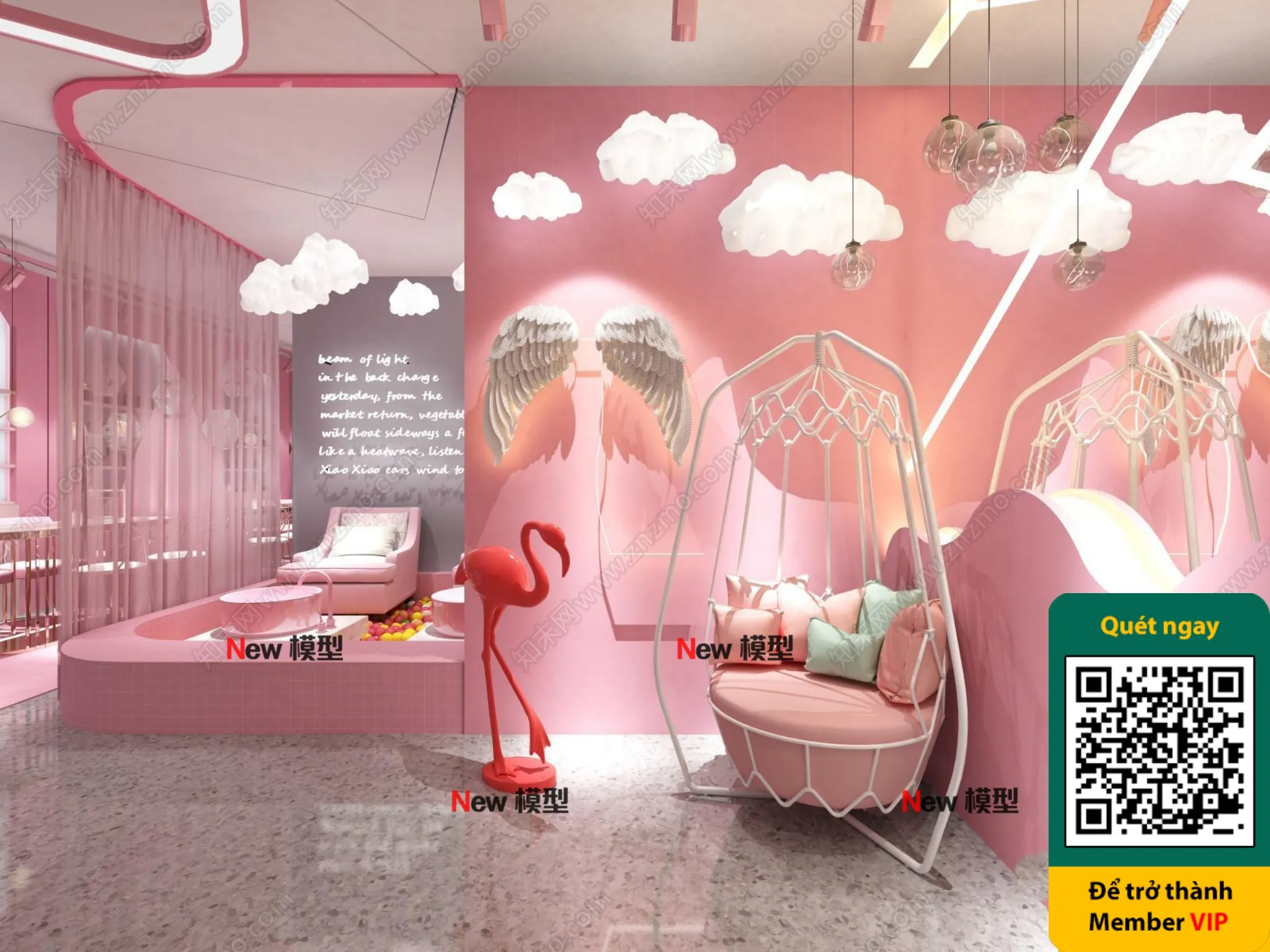 BEAUTY SALON – VRAY / CORONA – 3D MODEL – 4344