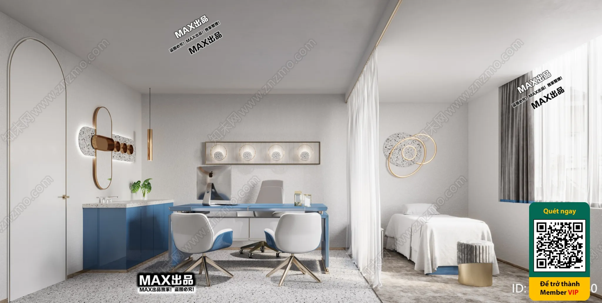 BEAUTY SALON – VRAY / CORONA – 3D MODEL – 4865