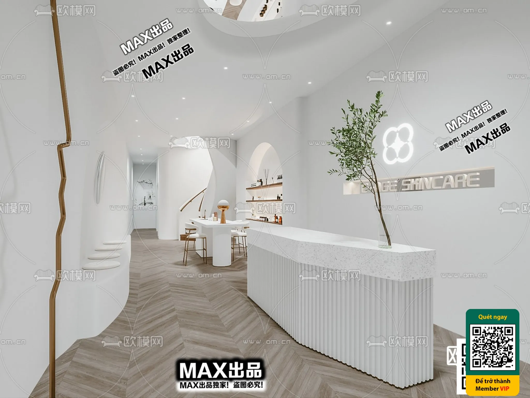 BEAUTY SALON – VRAY / CORONA – 3D MODEL – 4871