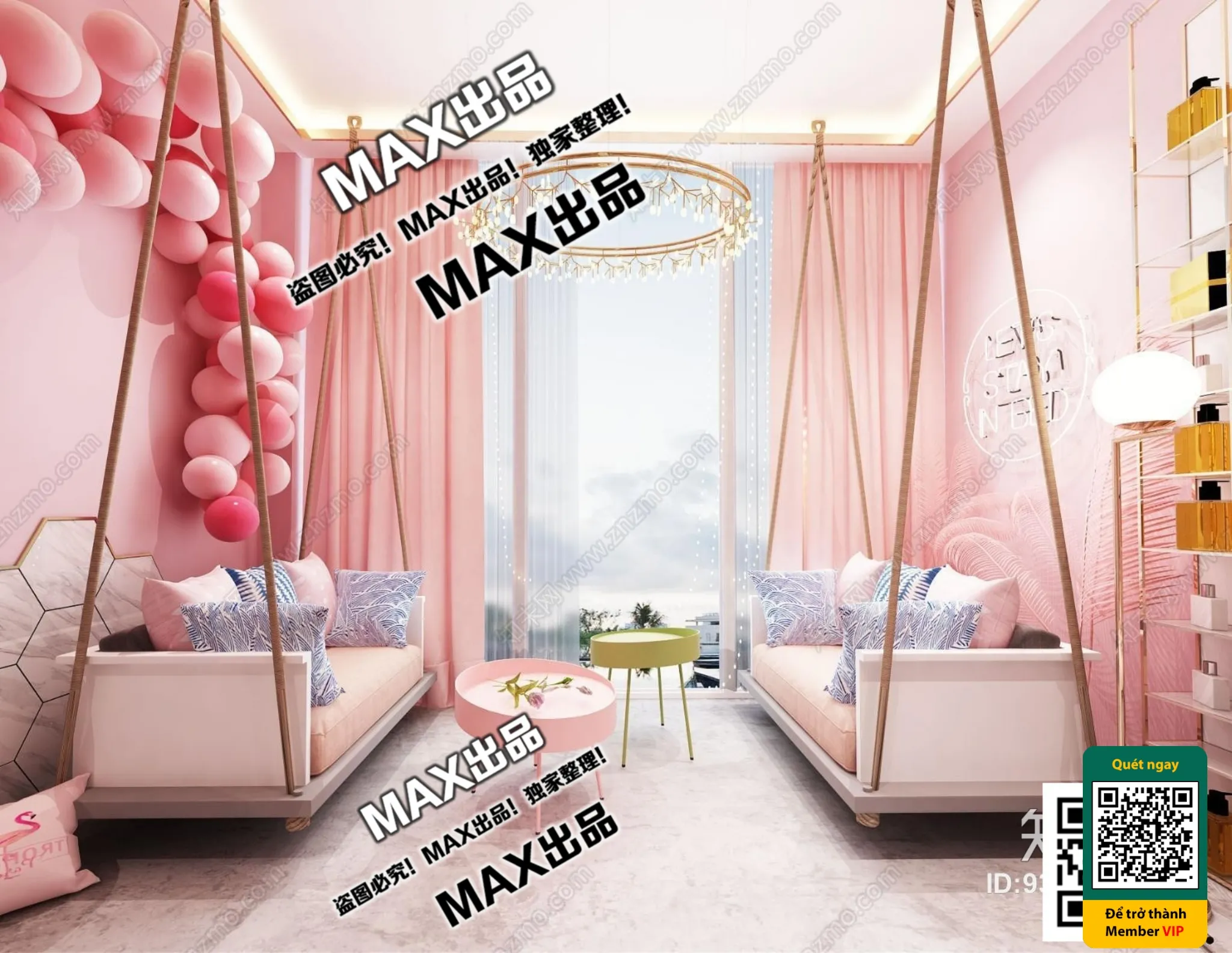 BEAUTY SALON – VRAY / CORONA – 3D MODEL – 4906