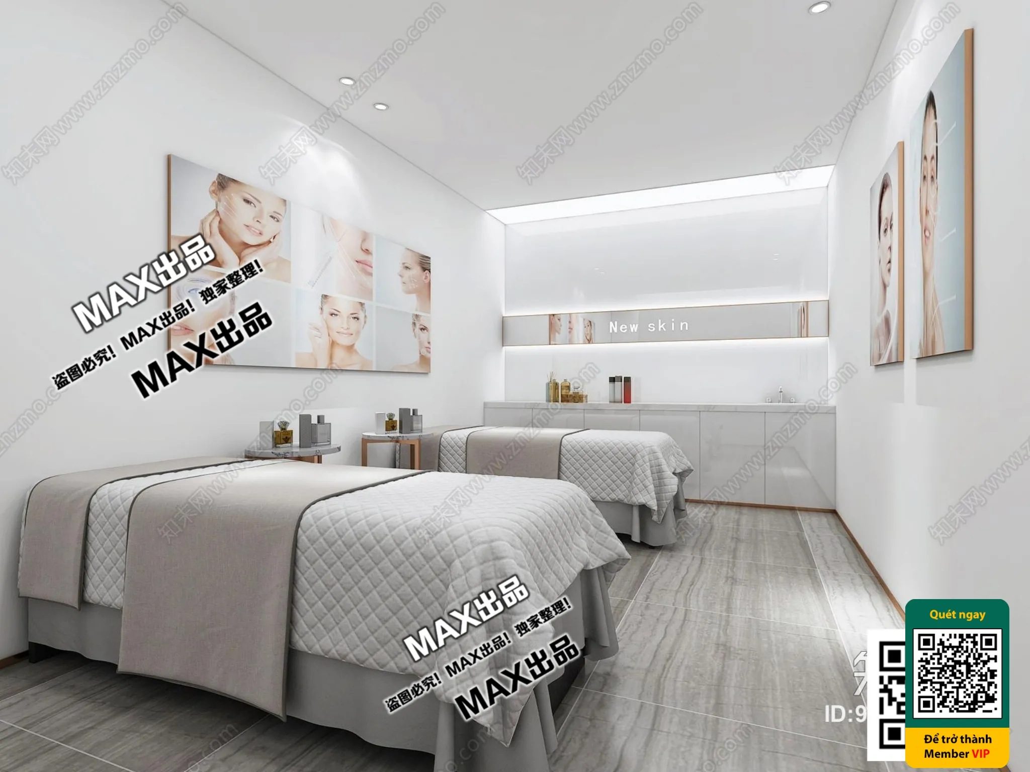 BEAUTY SALON – VRAY / CORONA – 3D MODEL – 4913