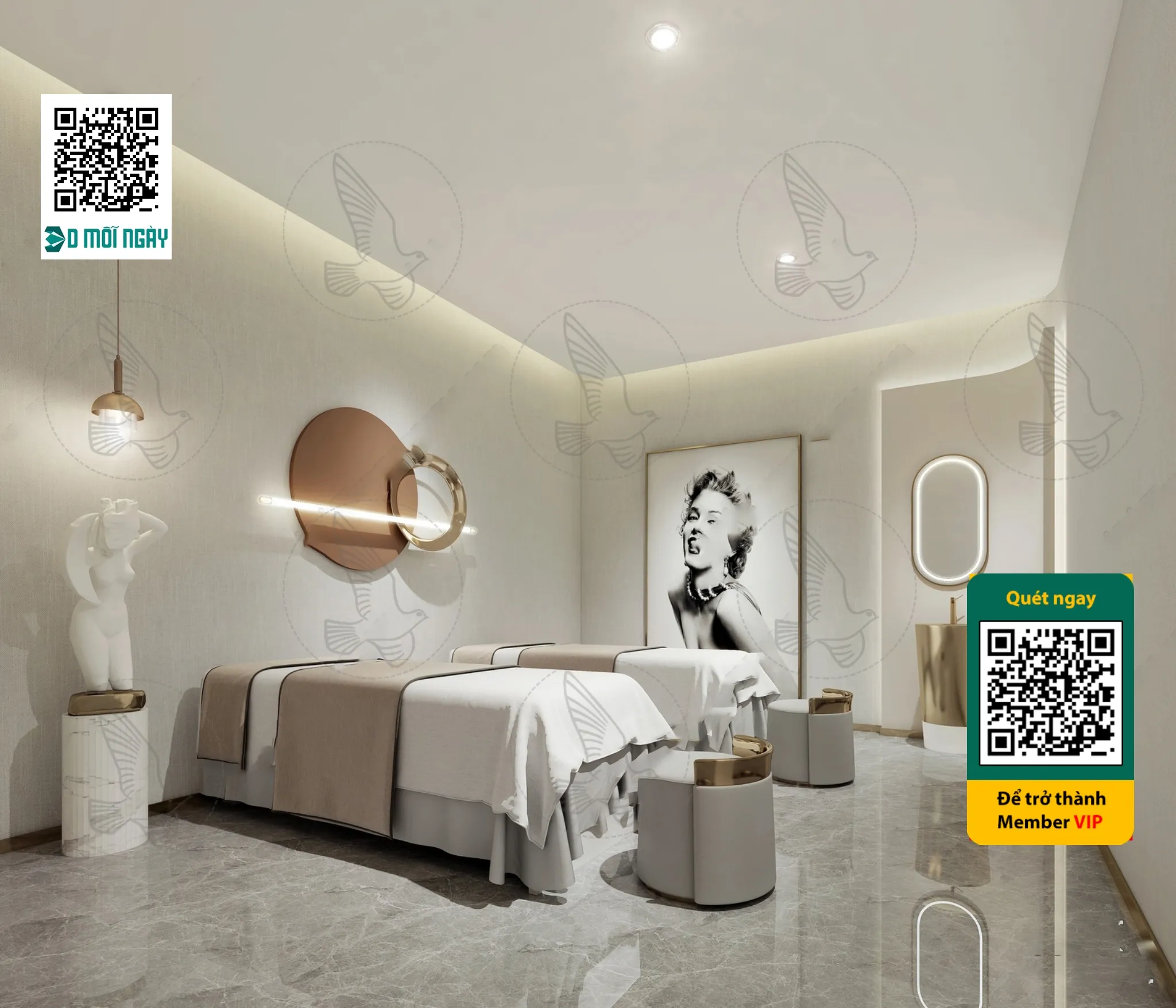 BEAUTY SALON – VRAY / CORONA – 3D MODEL – 4915