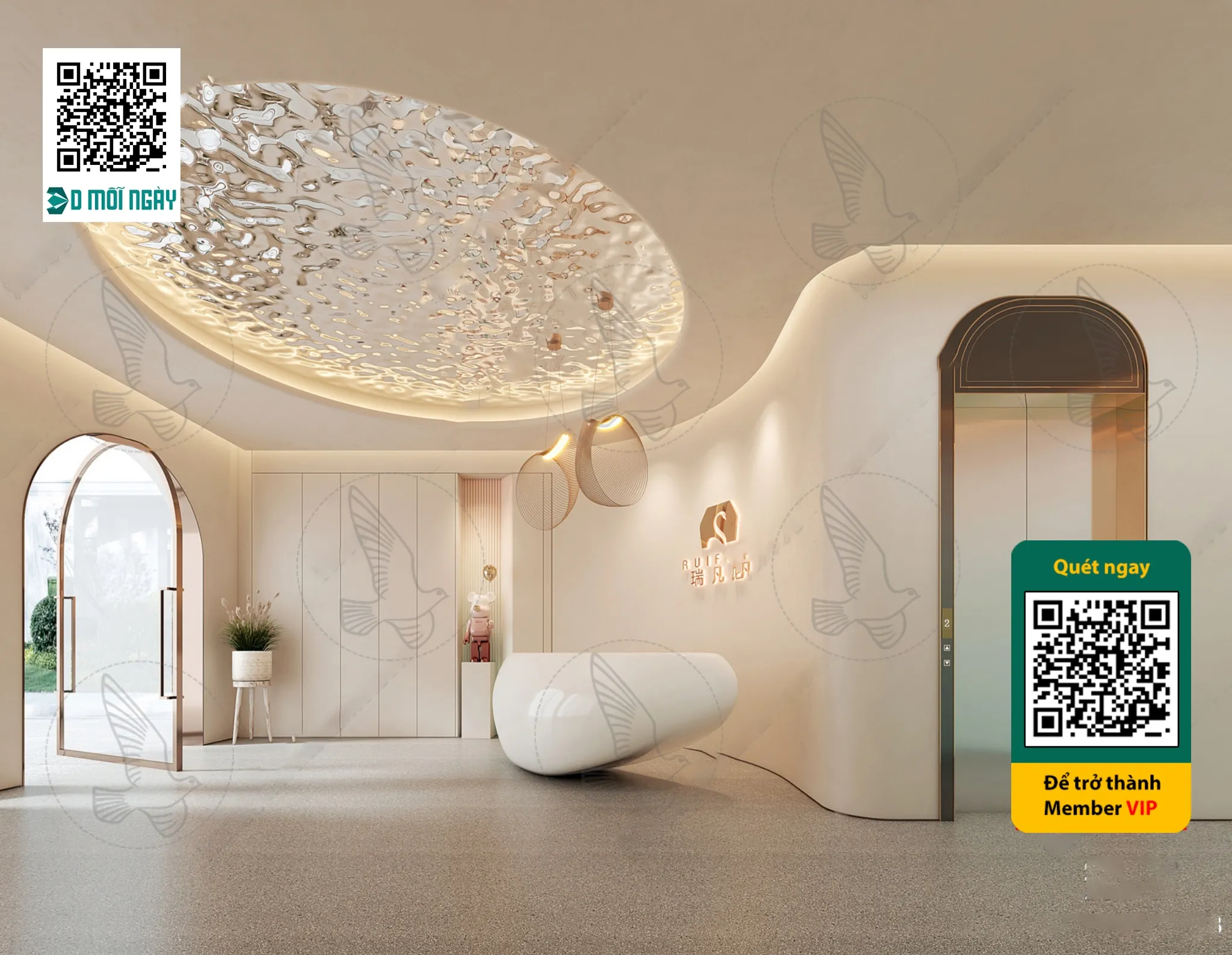 BEAUTY SALON – VRAY / CORONA – 3D MODEL – 4918