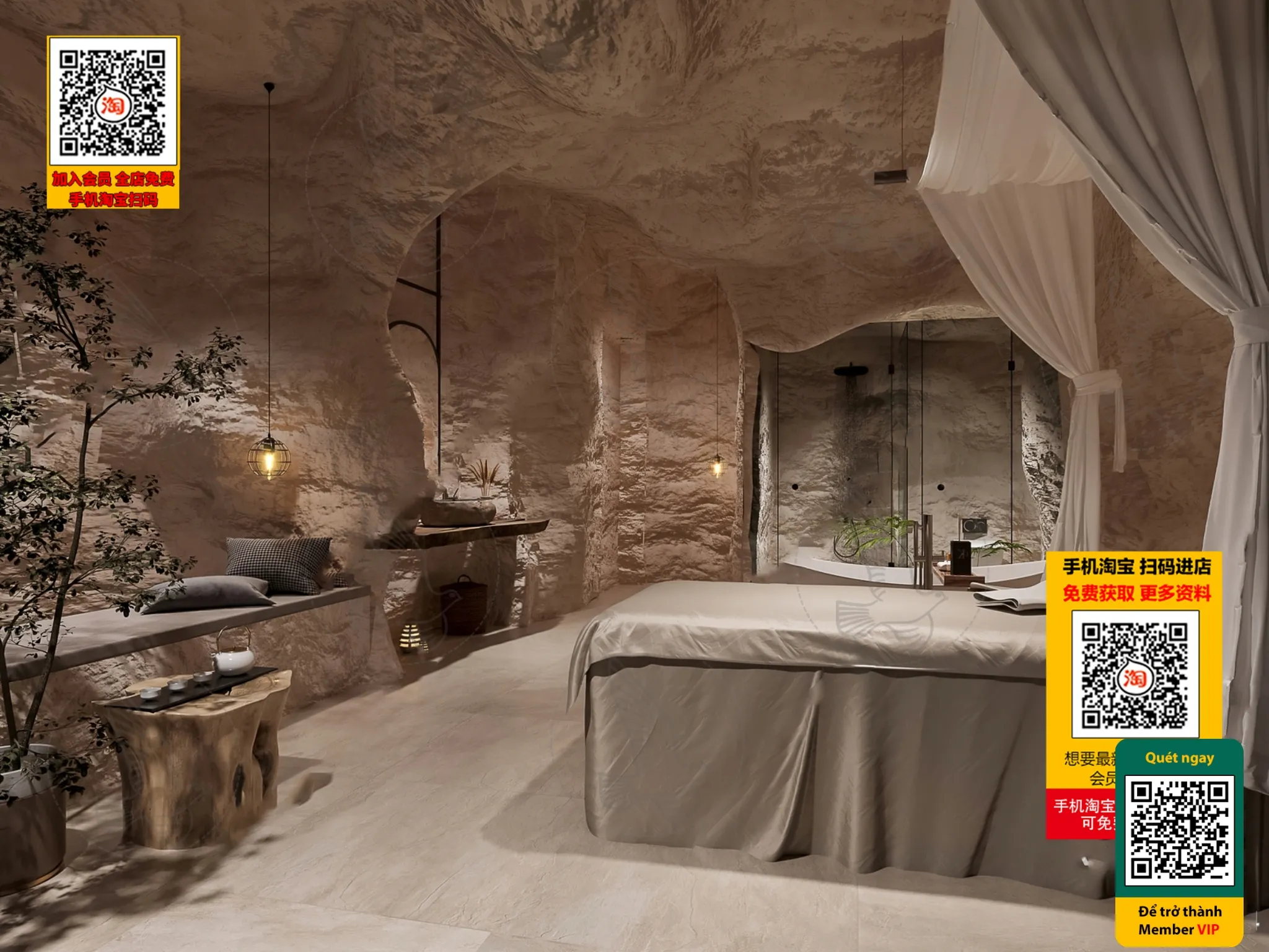 BEAUTY SALON – VRAY / CORONA – 3D MODEL – 4920