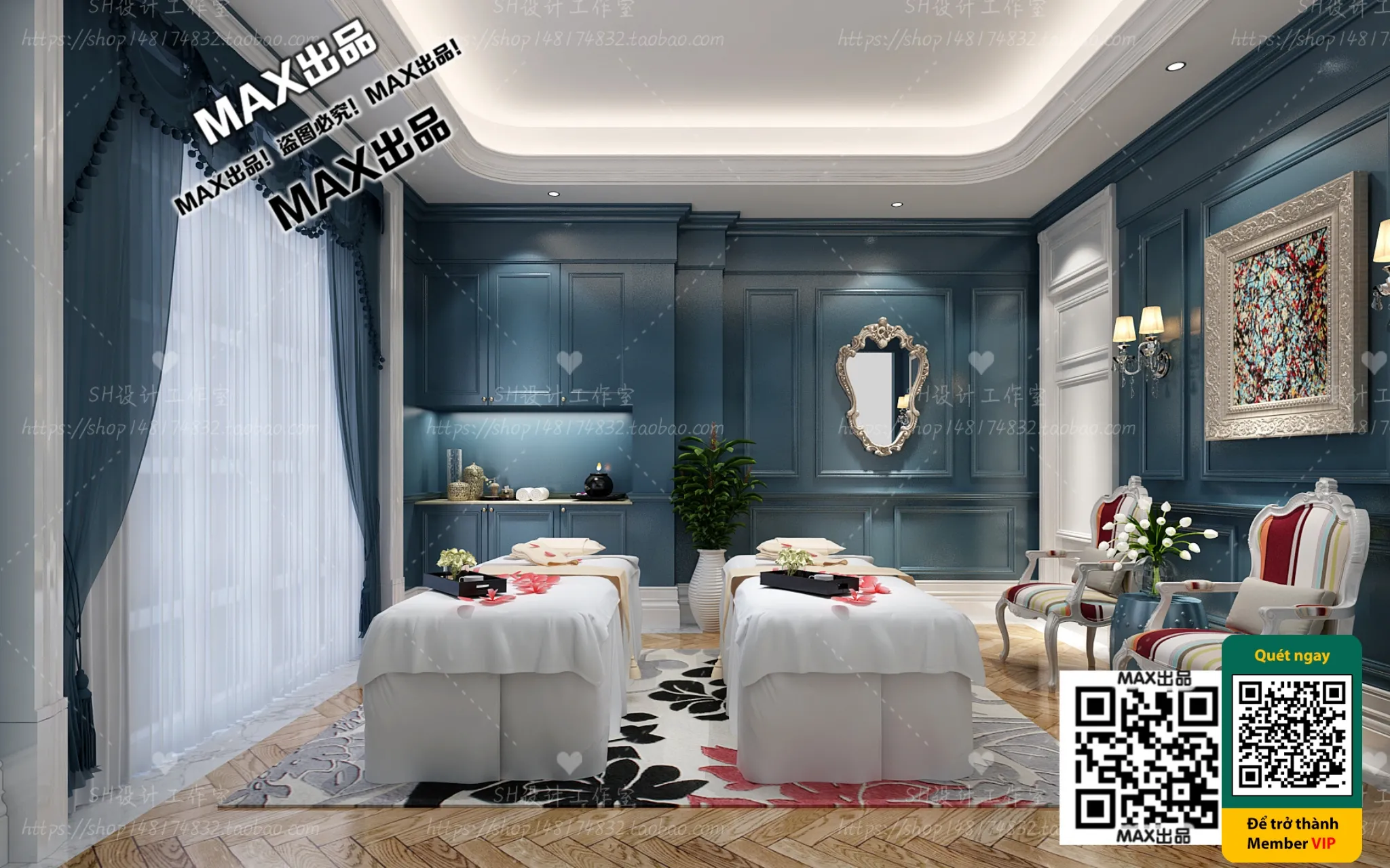 BEAUTY SALON – VRAY / CORONA – 3D MODEL – 4925