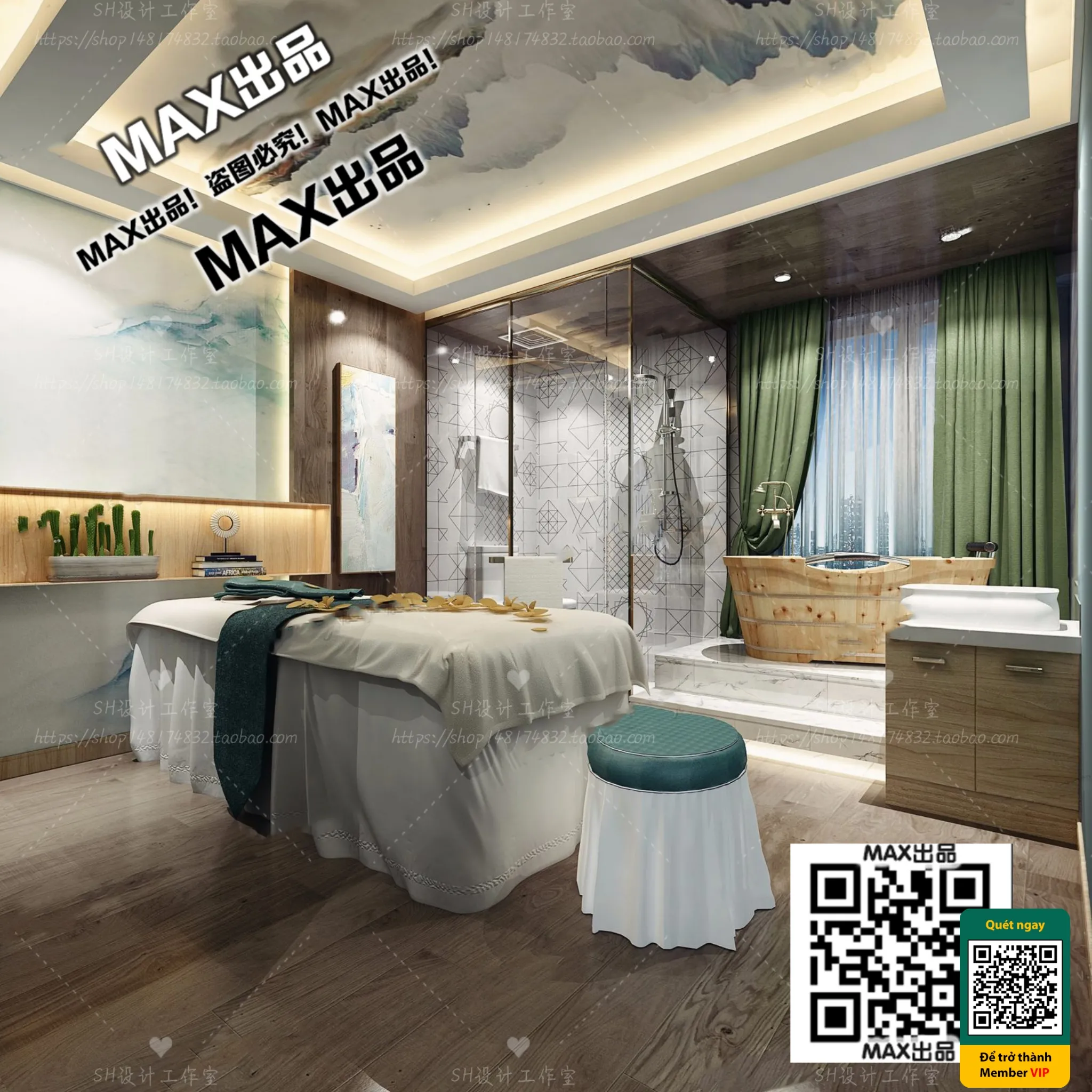 BEAUTY SALON – VRAY / CORONA – 3D MODEL – 4926