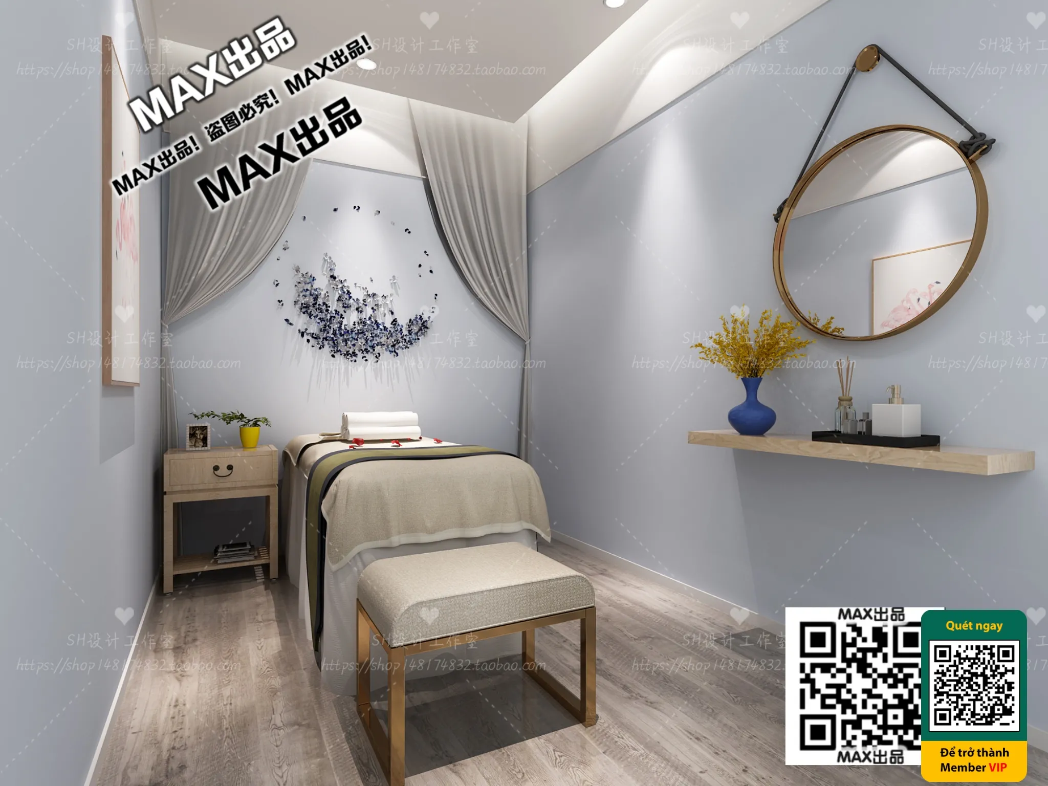 BEAUTY SALON – VRAY / CORONA – 3D MODEL – 4943