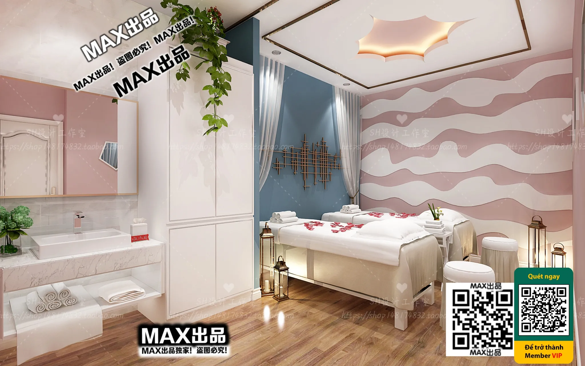 BEAUTY SALON – VRAY / CORONA – 3D MODEL – 4951