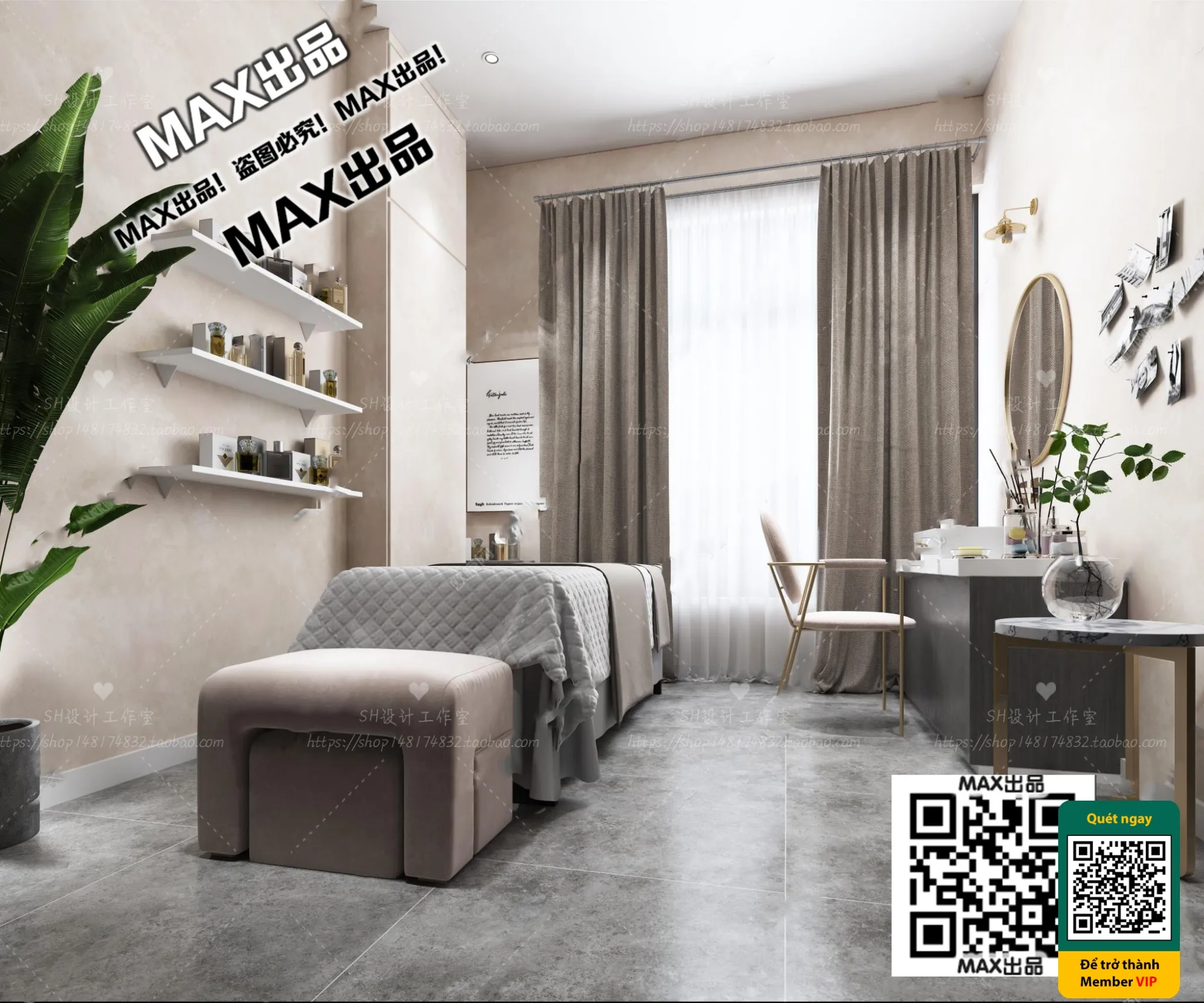 BEAUTY SALON – VRAY / CORONA – 3D MODEL – 4959