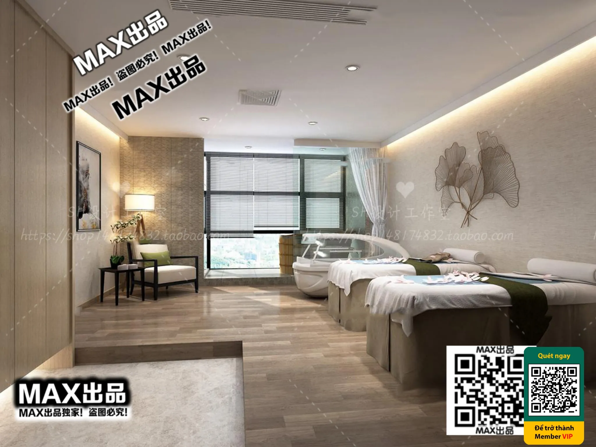 BEAUTY SALON – VRAY / CORONA – 3D MODEL – 4964