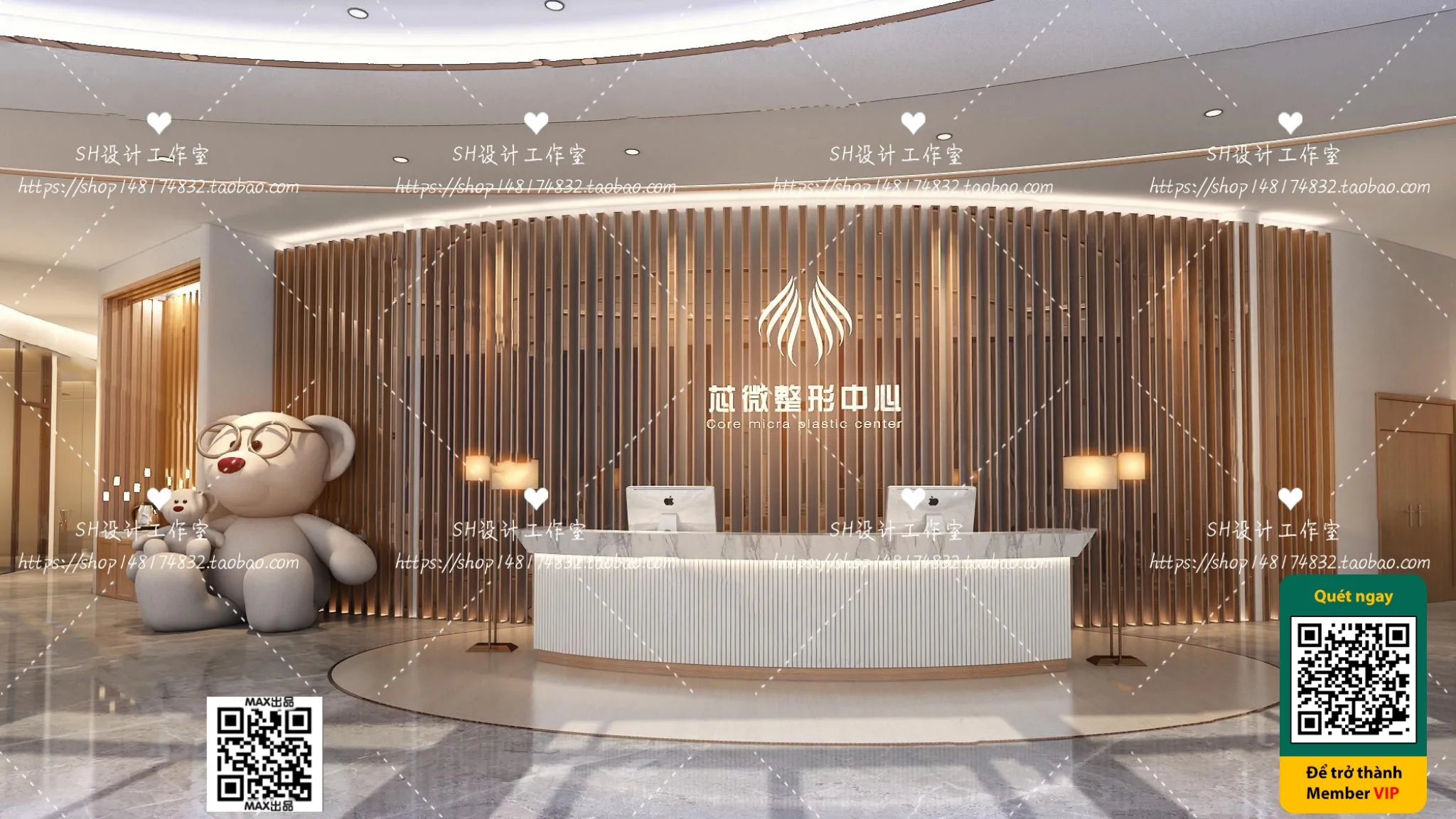 BEAUTY SALON – VRAY / CORONA – 3D MODEL – 4976