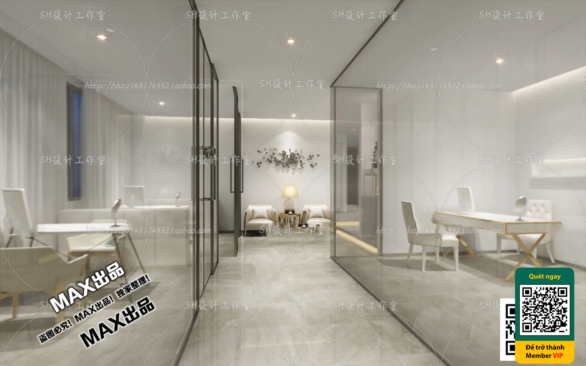 BEAUTY SALON – VRAY / CORONA – 3D MODEL – 4993