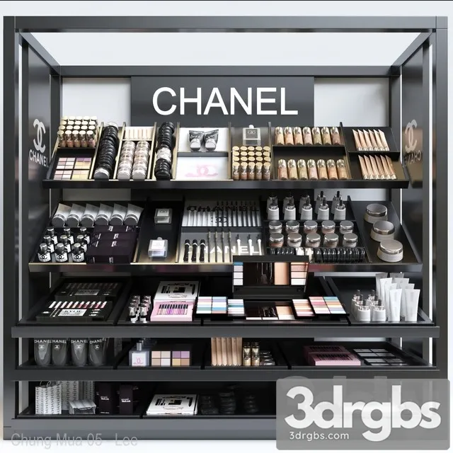 Beauty Shop Set 330 3D Model Download