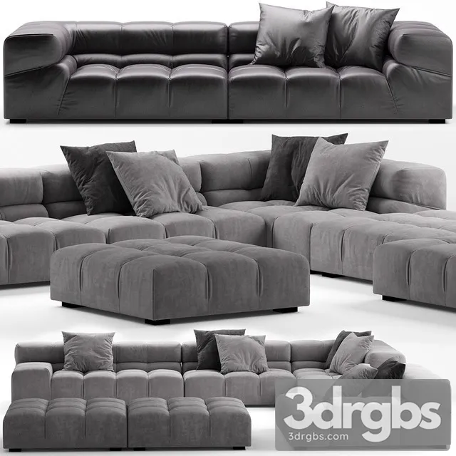 Bebitalia Tufty Time Leather Sofa 3D Model Download Bebitalia Tufty Time Leather Sofa 3D Model Download