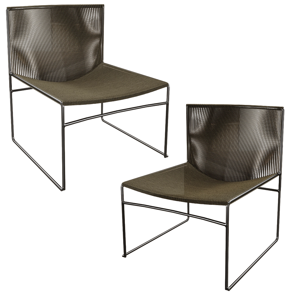 Bebo Objects – Armchair Lyre 3D Model Bebo Objects – Armchair Lyre 3D Model