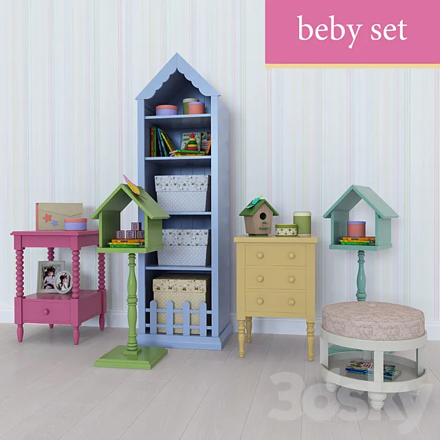 Beby set 3DModel Beby set 3DModel