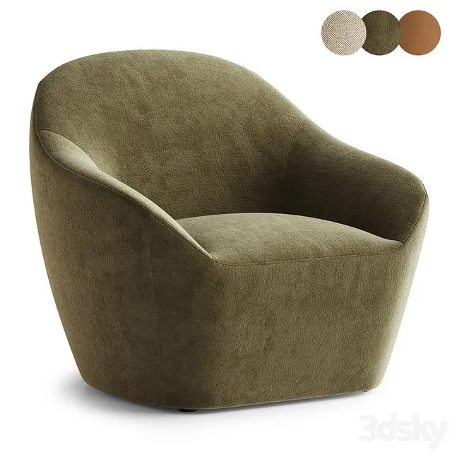 Becca armchair 3D Model