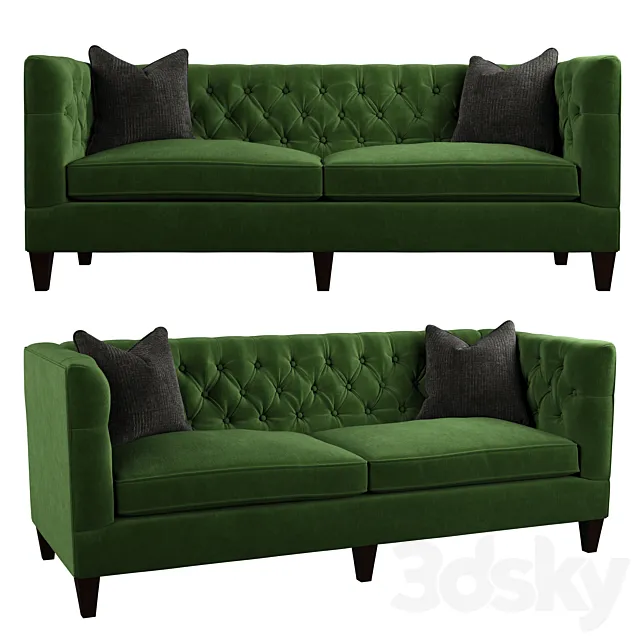 Becket sofa 3D Model Becket sofa 3D Model
