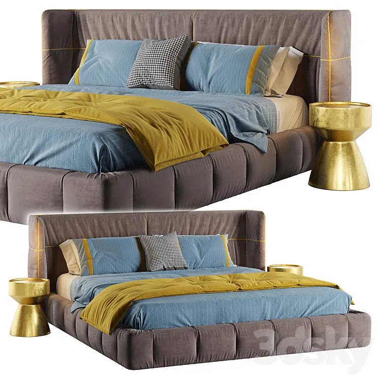 Bed 06 3D Model Free Download