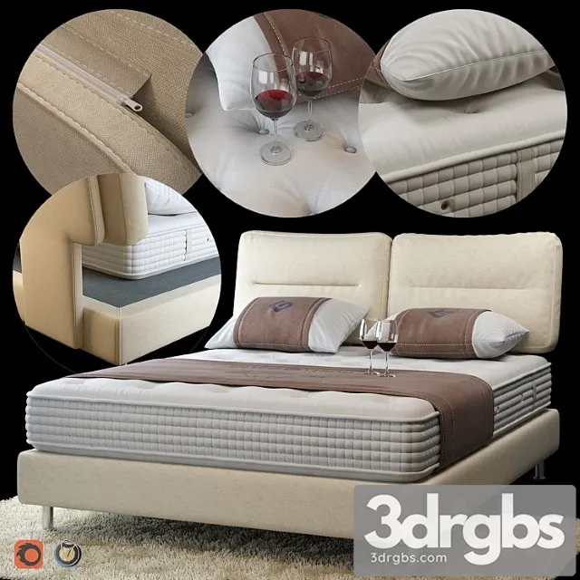 Bed  2 3D Model Download