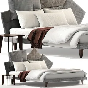 Bed 3D Download – Modern Style – 022