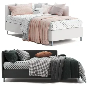 Bed 3D Download – Modern Style – 027