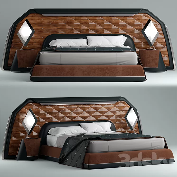 bed 3D Model