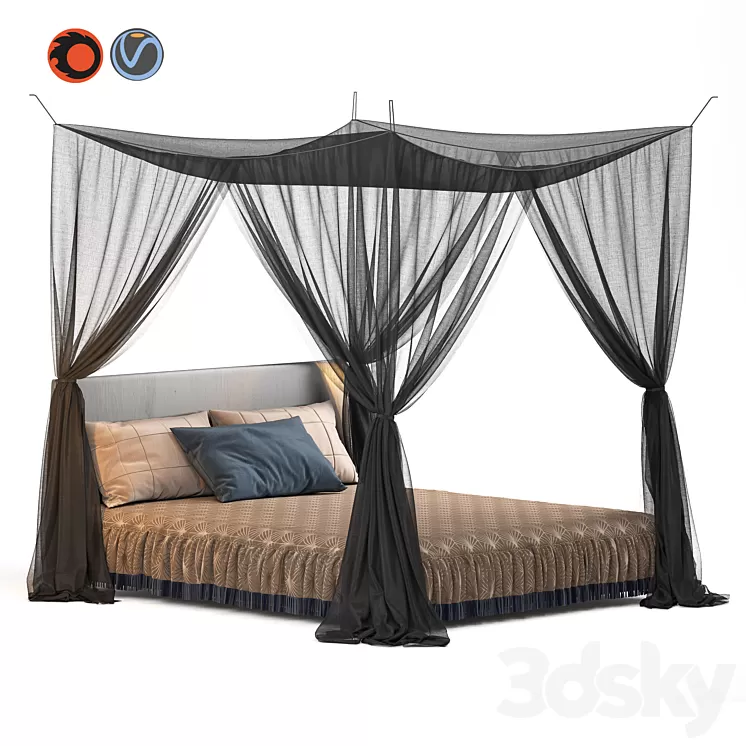 Bed 9 3D Model Free Download