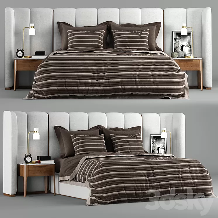 Bed Aida Porada 3D Model