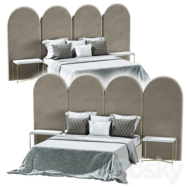 BED ALBA 3D Model BED ALBA 3D Model